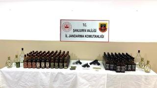 Şanlıurfa’da alkol, silah ve uyuşturucu operasyonu: 1 gözaltı