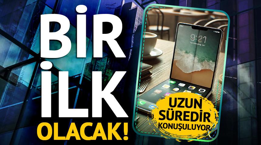 Apple'ın katlanabilir telefonu sektörde bir ilke imza atacak!