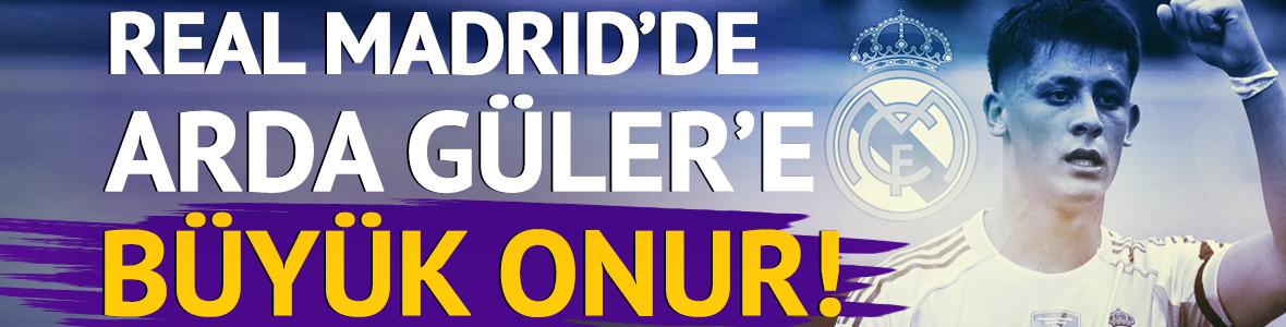 Real Madrid'de Arda Güler'e büyük onur! Madrid efsanesi olma yolunda emin adımlarla ilerliyor