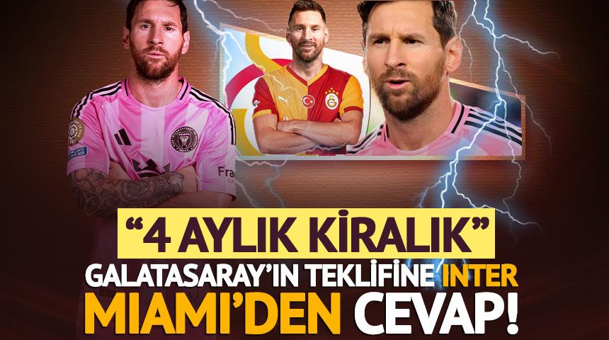 Lionel Messi transferinde Galatasaray'a resmi cevap! Inter Miami'den Messi için açıklama geldi