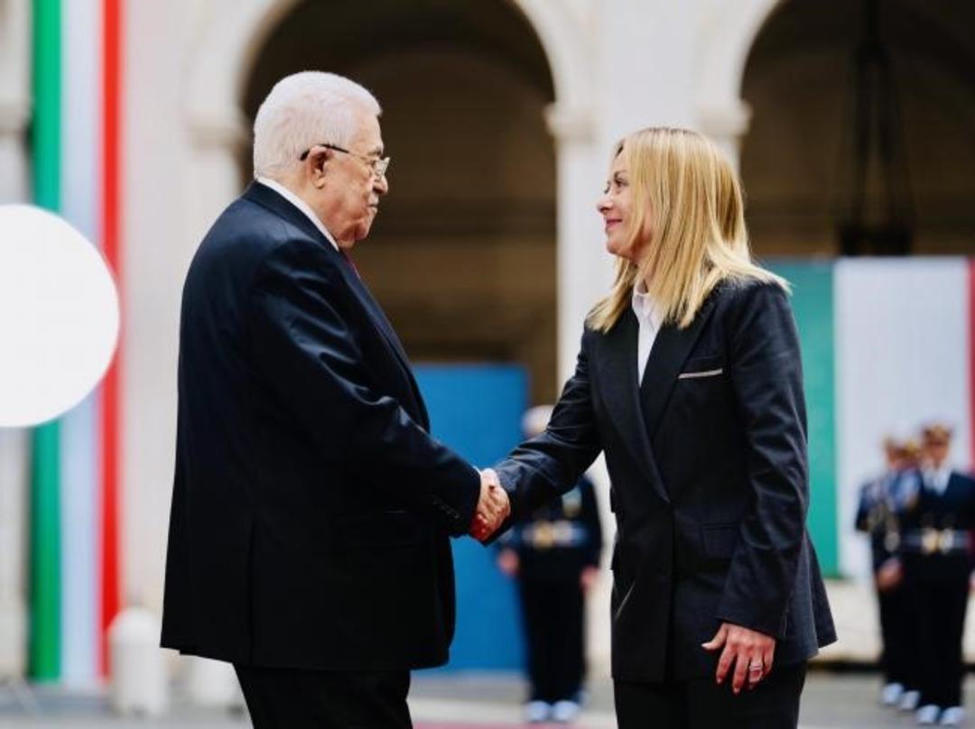 İtalya Başbakanı Meloni, Roma da Filistin Devlet Başkanı Abbas ile görüştü 1