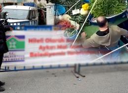 Tezgahı kapatılıp pankart asıldı: Gelen geçen o yazıyı okuyor! Pazarcı esnafa bu kez savcılık şoku