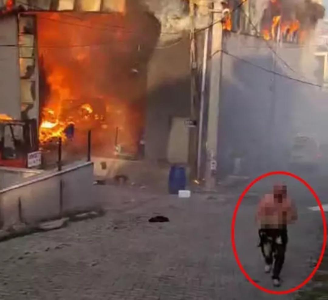 Yangın anı ortaya çıktı! 6 kişi yaşamını yitirmişti, alevlerin arasından yarı çıplak çıkıp geldi 2