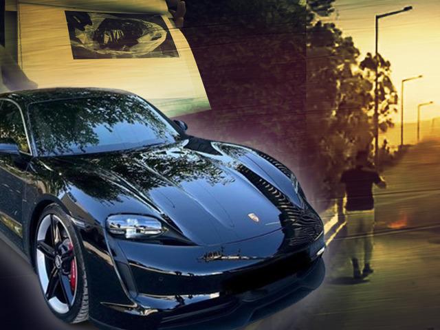 İş insanı Çeşme yolundan canından oluyordu! 18 milyonluk Porsche'un kapısı kilitlendi, alev alev yandı