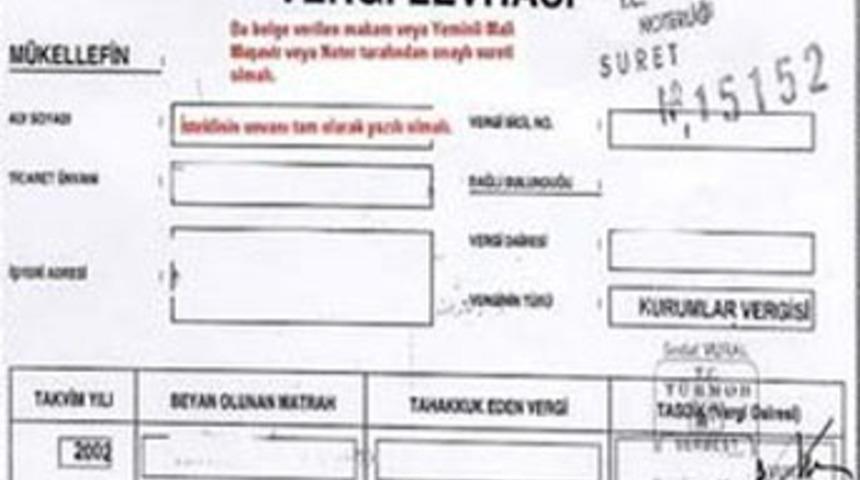 Vergi Levhası'nda yeni dönem!
