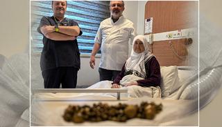 Safra kesesinden 213 tane taş çıktı! 