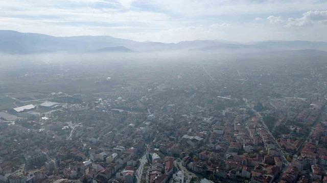 Bolu’yu sis tabakası kapladı 1