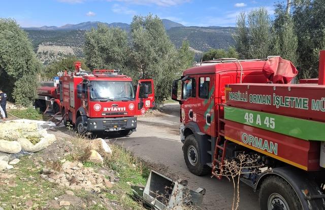 Aydın da &ccedil;ıkan yangında 3 ev hasar g&ouml;rd&uuml; 2