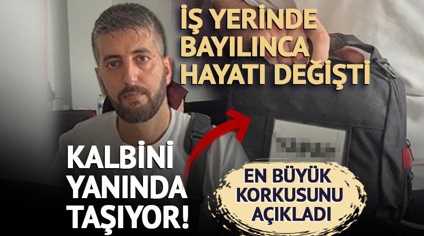 Kalbini çantasında taşıyor: En büyük korkusu çantasının çalınması: 'Yıkanırken bile yanımda'