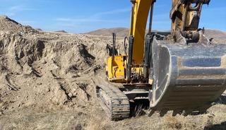 Ekskavatörle kazıya suçüstü; 4 gözaltı