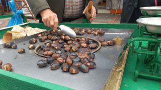 100 gramı 200 lira! Yarım asırlık kestane tezgahı: 50 yılını vermiş! 