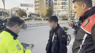 Polisten kaçan 15 yaşındaki motosiklet sürücüsüne 45 bin 746 lira ceza