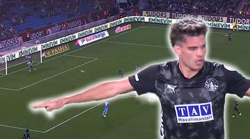 Trabzonspor deplasmanında Alanyaspor nefis bir gol buldu! Ianis Hagi resmen füze fırlattı... Babası Gheorghe Hagi'ye göz kırptı...