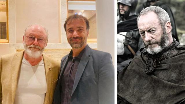 Devrim Nas, Game of Thrones'un yıldızı Liam Cunningham ile buluştu