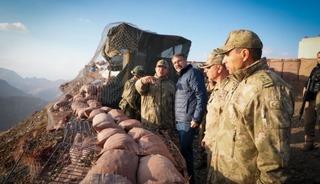 2. Ordu Komutanı Korgeneral Topaloğlu sınır noktasında
