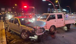 Karaman’da üç araç kavşakta çarpıştı: 1 yaralı