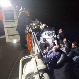 Bodrum’da 5’i çocuk 26 düzensiz göçmen kurtarıldı