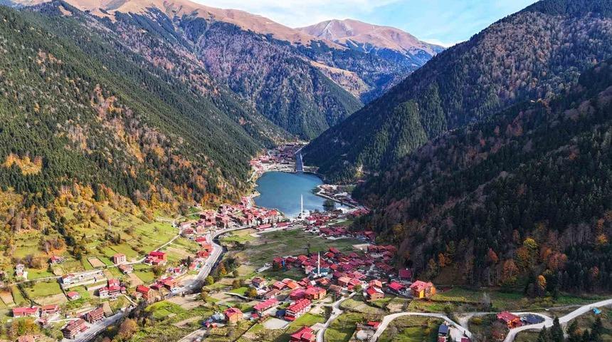 Uzung&ouml;l&rsquo;de sonbaharın en g&uuml;zel hali