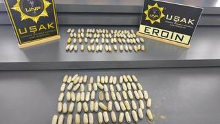 Midelerinde 1 kilo 100 gram uyuşturucu bulundu: 2 şüpheli tutuklandı