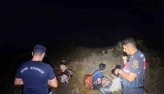 Günlüklü koyunda 3’ü çocuk 4 düzensiz göçmen yakalandı