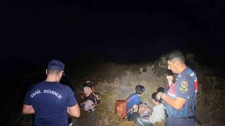 G&uuml;nl&uuml;kl&uuml; koyunda 3&rsquo;&uuml; &ccedil;ocuk 4 d&uuml;zensiz g&ouml;&ccedil;men yakalandı