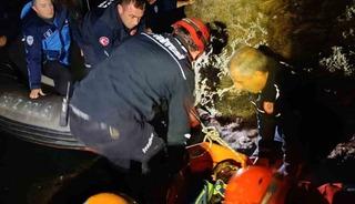 Falezlerden düşen şahıs AFAD ve itfaiye tarafından kurtarıldı