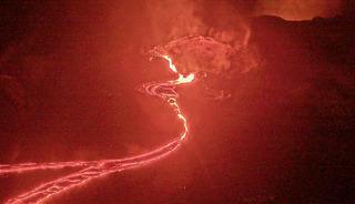 Dünyanın en aktifi! Görüntüler patlamadan önce çekildi...