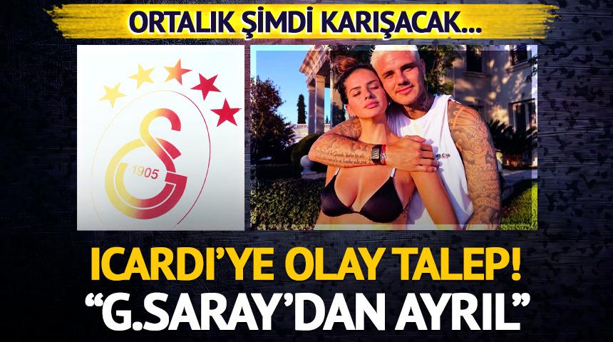 Mauro Icardi için olay yaratan iddia! "Galatasaray'dan ayrıl"