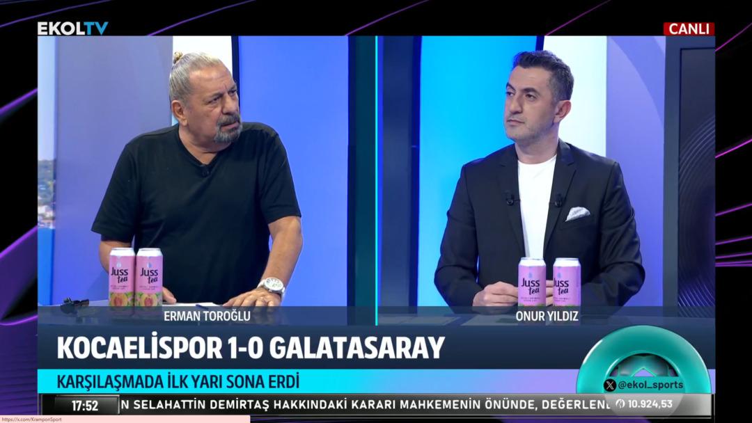 Galatasaray ın Kocaelispor dan yediği gol sonrası Erman Toroğlu Cimbom u eleştirdi! Mauro Icardi ye verdi veriştirdi... 1