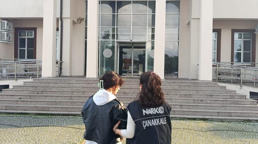 Biga'da uyuşturucu operasyonunda 1 kişi tutuklandı