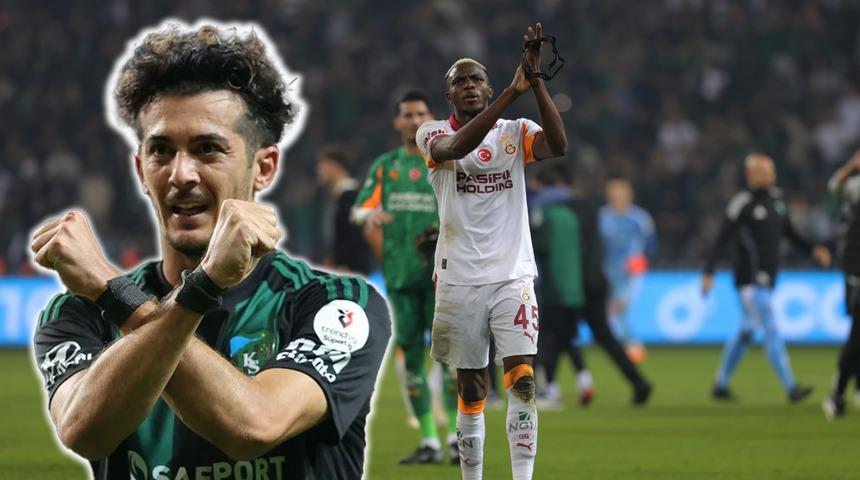 Kocaelisporlu Tayfur Bing&ouml;l'den Galatasaraylı Victor Osimhen'e gol krallığı g&ouml;ndermesi