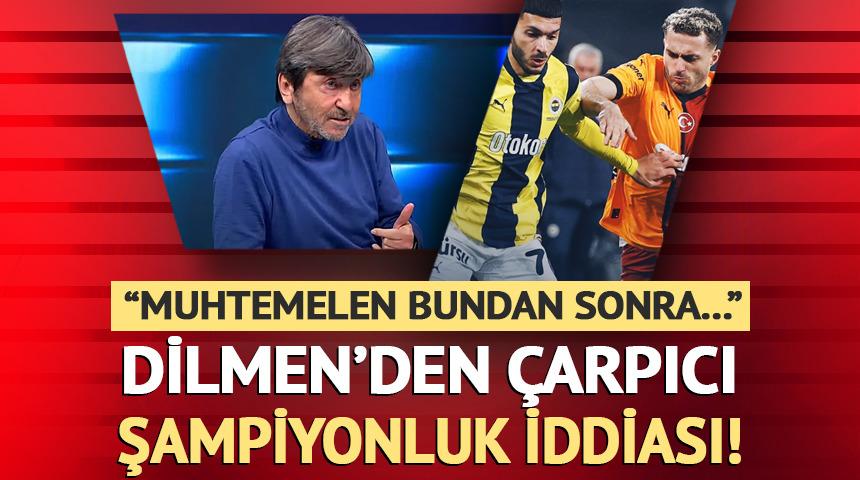 Rıdvan Dilmen'den Galatasaray maçı sonrası şampiyonluk iddiası! "Fenerbahçe bu şansı kaçırmaz"