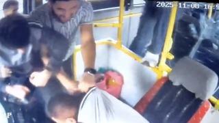 Yer: Gaziantep! Yolcu ile tartışan halk otobüsü şoförüne meydan dayağı