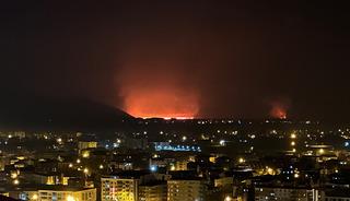 Yangın tüm ilçeden görüldü: Sazlık yanıyor! 