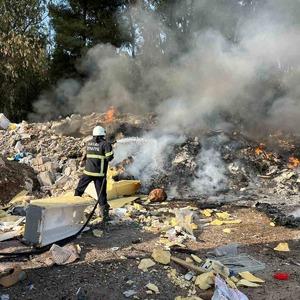 Kırıkhan’da hurdalık alanda çıkan yangını itfaiye ekipleri söndürdü