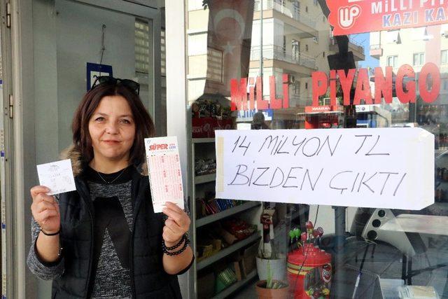 Süper Loto’nun 14 milyonluk büyük ikramiyesi Muratpaşa’ya çıktı