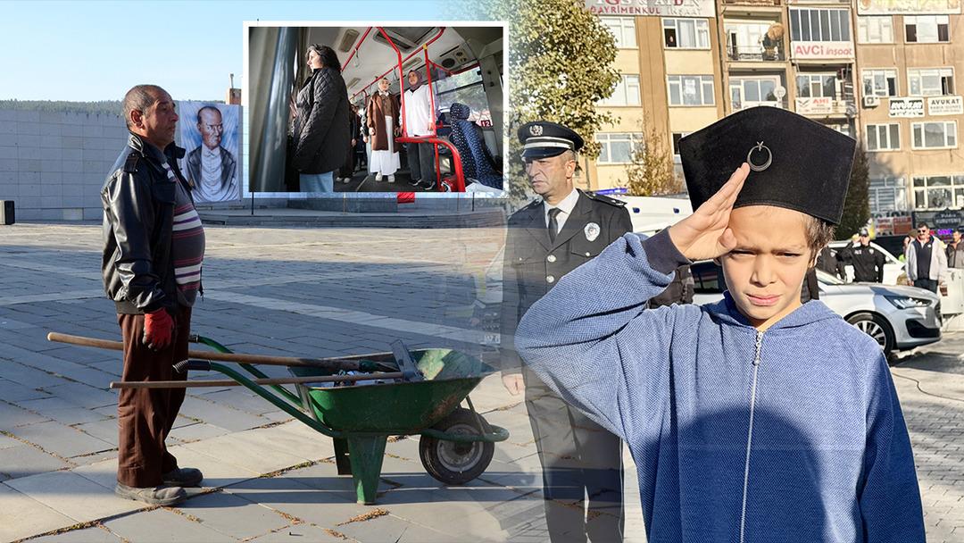 10 Kasım saat 09.05'te yine hayat durdu! Siren sesleri korna seslerine karıştı