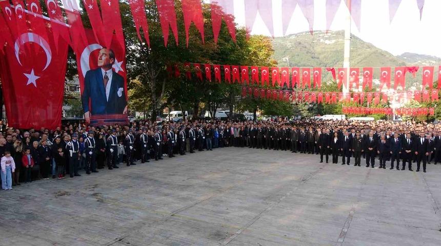 Mustafa Kemal Atatürk vefatının 87’nci yılında Ordu’da anıldı