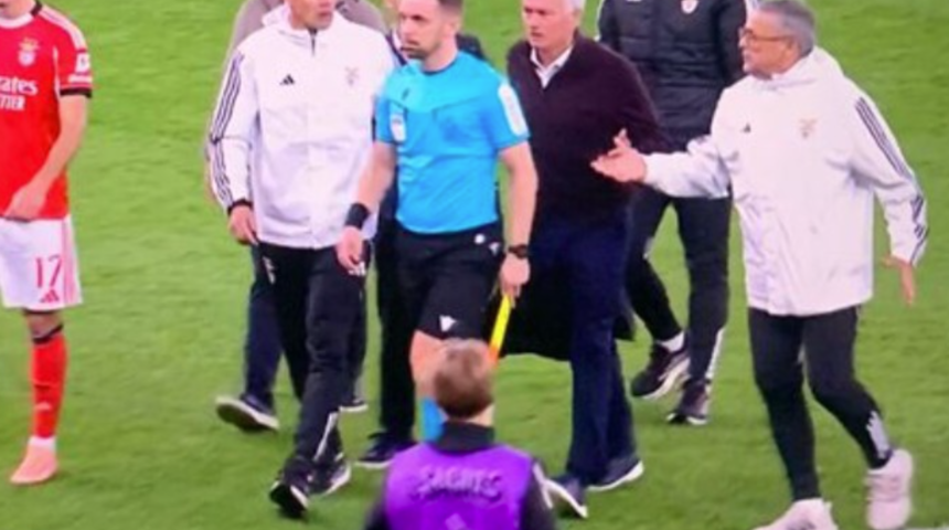 Mourinho yine kazanamadı! Düşme hattındaki takıma puan kaybedince hakemin üzerine yürüdü