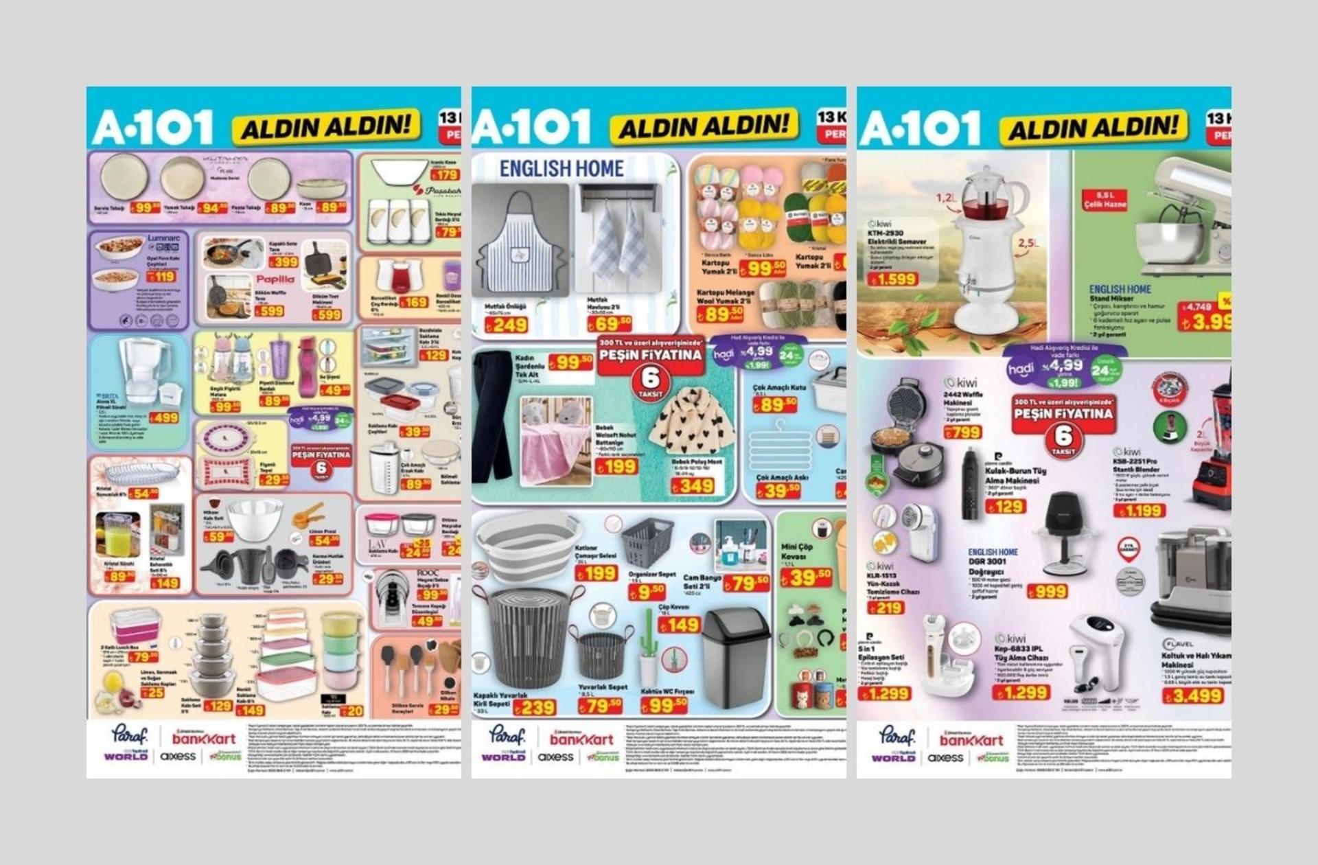 A101'e English Home mutfak önlüğü geliyor! 13 Kasım 2025 A101 katalog yayınlandı!