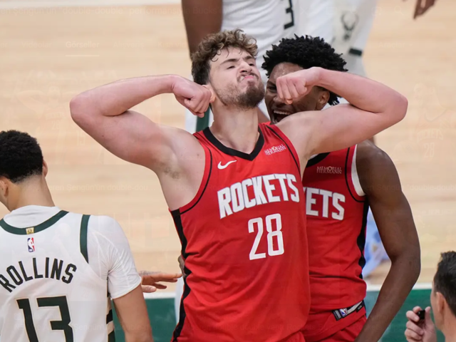 Rockets, Alperen Şengün'ün "double-double" performansıyla Bucks'ı yendi