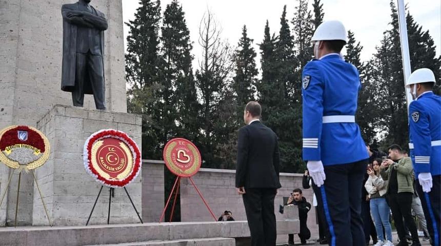 Balıkesir, 10 Kasım&rsquo;da Ata&rsquo;sını andı