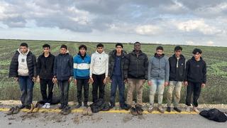 Edirne’de 10 kaçak göçmen yakalandı