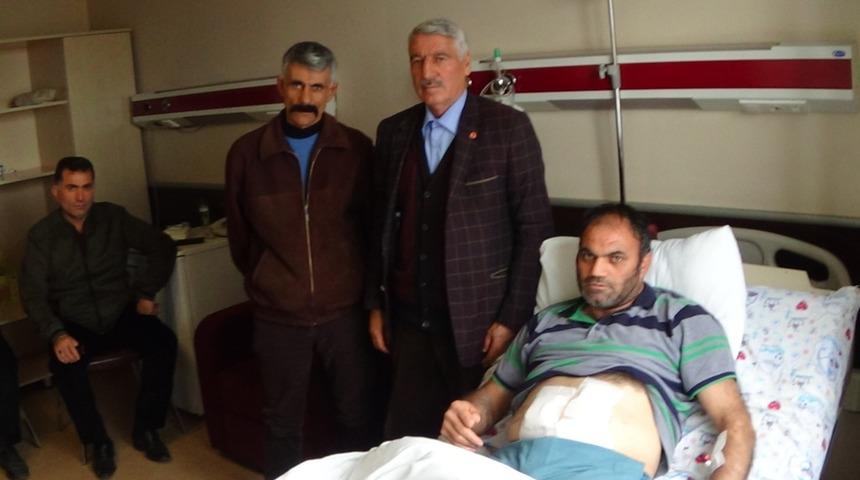 Iğdırlı gazi, oğlunu kurtarmak isterken bı&ccedil;aklandı