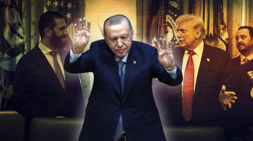 ABD'de tarihi g&ouml;r&uuml;şme! Trump, Şara ile g&ouml;r&uuml;şt&uuml;; Cumhurbaşkanı Erdoğan'ı &ouml;vd&uuml;: "B&uuml;y&uuml;k bir lider"