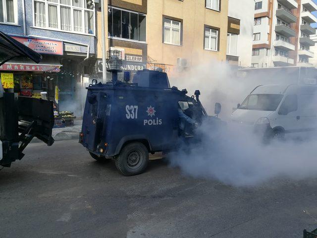 Bağcılar'da pazarcılara biber gazı ve tazyikli suyla müdahale