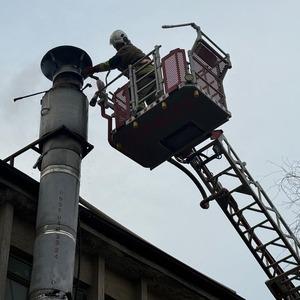 Antakya’da baca yangını