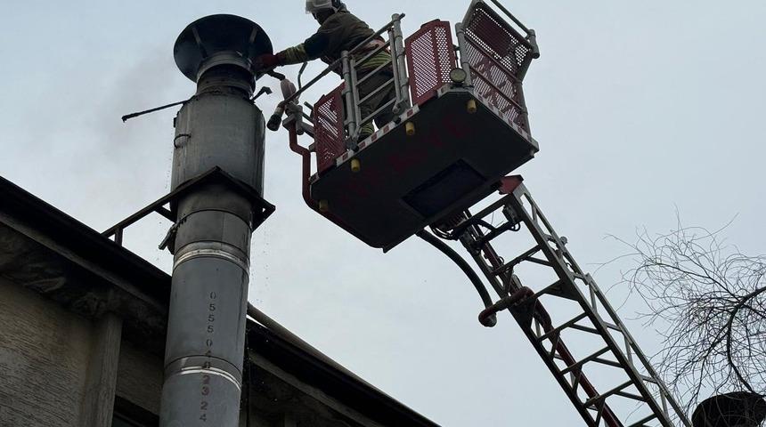 Antakya&rsquo;da baca yangını
