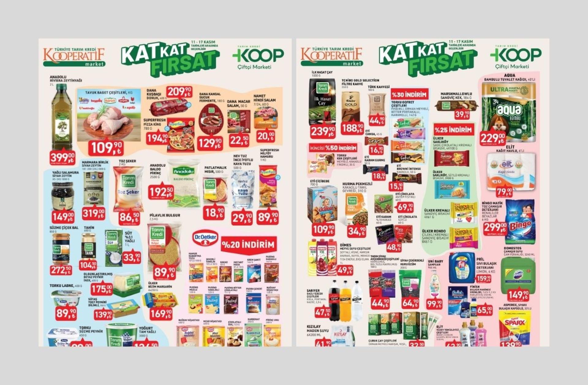 Tarım Kredi'de tavuk baget çeşitleri 109,90 TL! 11 Kasım 2025 Tarım Kredi market katalog yayınlandı!