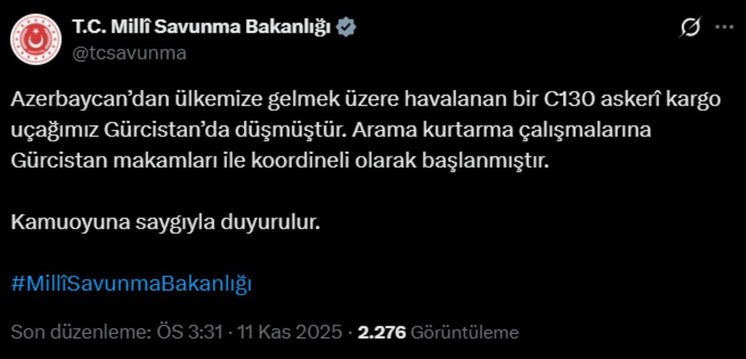 Son dakika | Şehitlerimiz var! T&uuml;rkiye ye d&ouml;nen kargo u&ccedil;ağı G&uuml;rcistan da d&uuml;şt&uuml;: Radar g&ouml;r&uuml;nt&uuml;s&uuml; ortaya &ccedil;ıktı, 27 dakika sonra kayboldu 1
